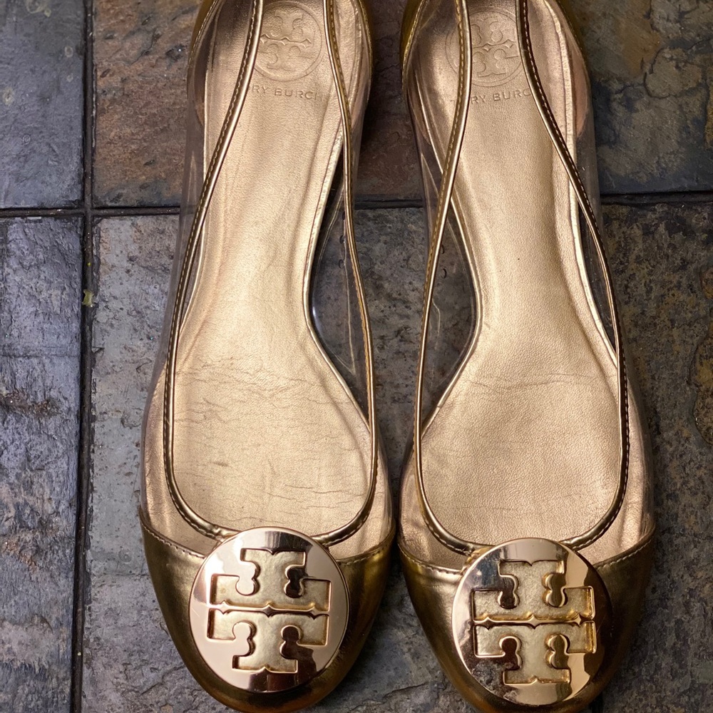 Tory Burch Audrey Ballet Flats Gold